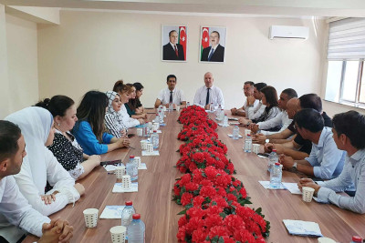 Lənkəran-Astara Regional Təhsil İdarəsinin rəhbərliyi müsabiqə qalibləri ilə görüşüb