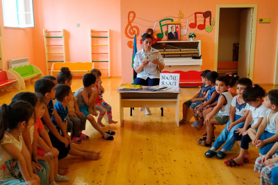 Astara: balaca fidanlar üçün “Nağıl saatı” təşkil olunub