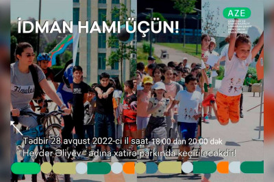 Lənkəran: “İdman hamı üçün" layihəsi çərçivəsində növbəti tədbir