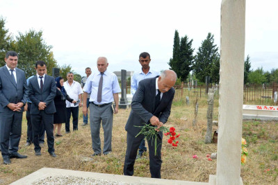 Masallı: Araz Əhmədov kənd camaatı ilə görüşüb