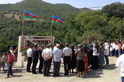 Astarada şəhidlərimizin xatirəsi əbədiləşdirilib