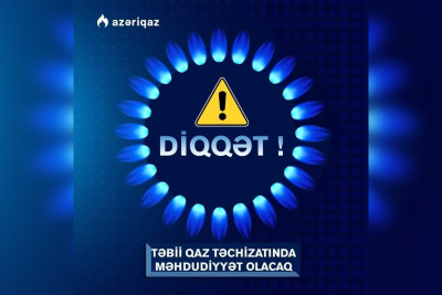 Lənkəranda 5000-ə yaxın abonentin olduğu ərazidə qaz təchizatı dayandırılıb
