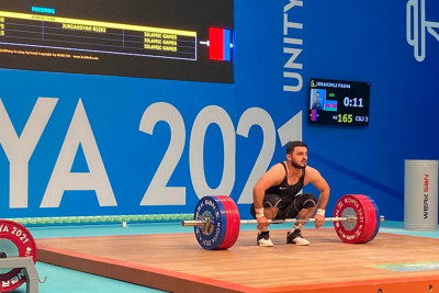 Lənkəran: ağırlıqqaldırma üzrə çempionumuz Paşa İbrahimli İslam Oyunlarında 4-cü yeri tutub