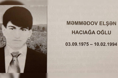 Astara: I Qarabağ müharibəsi şəhidi Elşən Məmmədovun mövlud günüdür