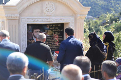 Lənkəran: şəhid Baloğlan Əhədlinin xatirəsi əbədiləşdirilib