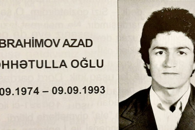 Astara: bu gün Azad İbrahimovun şəhidlik zirvəsinə ucaldığı gündür