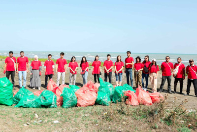 Astarada Xəzərin təmizlənməsi ilə bağlı aksiya keçirilib
