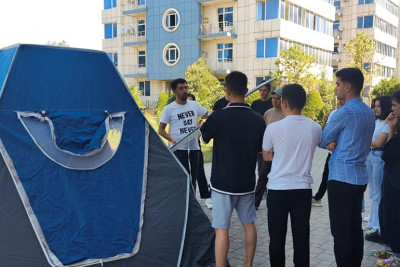 Lənkəran gəncləri “Düşərgə adamı” layihəsində iştirak ediblər