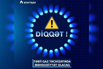 Abonentlərin nəzərinə: Masallıda bu tarixdə qaz olmayacaq