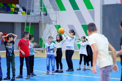 Lənkəranda uşaq evinin körpələri üçün maraqlı tədbir