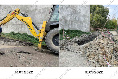 Lənkəran: təmir üçün sökülən yol bərpa edilməyib