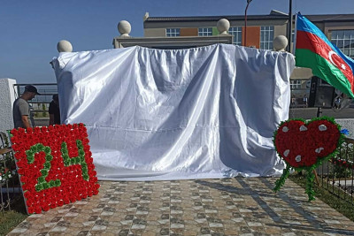 Cəlilabad: şəhid Famil Ağaşovun adı əbədiləşdirilib