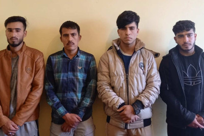 Cəlilabadın Gülməmmədli kəndi yaxınlığında sərhədi pozan Əfqanıstan vətəndaşları saxlanılıblar