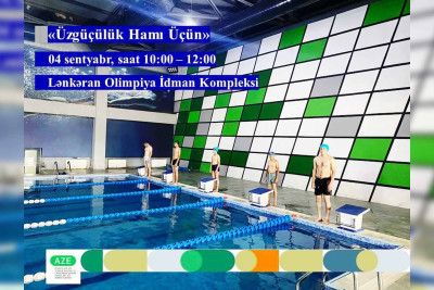 Lənkəranda “Üzgüçülük hamı üçün” adlı açıq idman tədbiri keçiriləcək