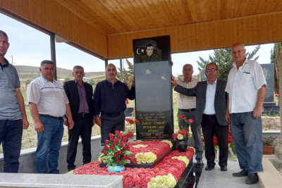 Cəlilabad: mədəniyyət işçiləri şəhid ailəsini ziyarət ediblər