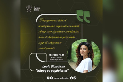 Lənkəran: gənclər üçün ictimai davranışla bağlı təlim keçiriləcək