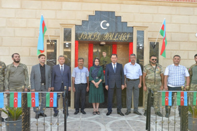 Lənkəranda şəhid Nahid Səfərovun xatirəsinə bulaq inşa olunub