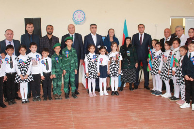 Lənkəran: şəhidimizin adını daşıyan məktəbdə onun xatirə lövhəsi asılıb