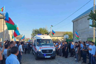 Cəlilabadda şəhidlərimizin dəfn mərasimi keçirilib