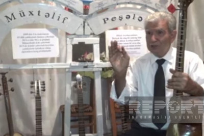 Cəlilabad sakini qeyri-adi musiqi alətləri hazırlayır