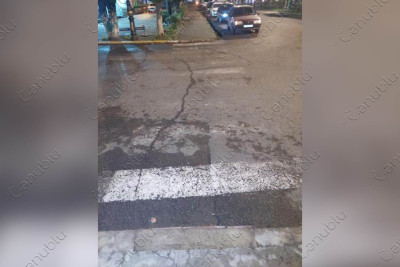 Lənkəran: bu parka gedən yolda piyada zolağı silinib