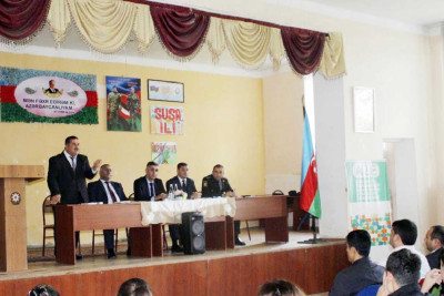 Masallıda “Gələcəyimizi birlikdə düşünək-narkomaniyaya yox deyək!” mövzusunda tədbir