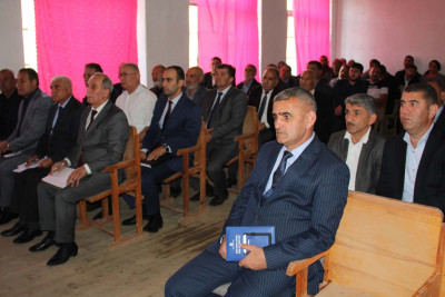 Cəlilabad RİH başçısı Rafiq Cəlilov Ləkin kəndində görüş keçirib