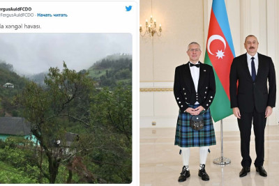 Britaniya səfiri Astaraya səfər edib