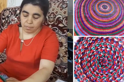 Qədim el sənəti olan qurama ustası Hicran Əhmədova