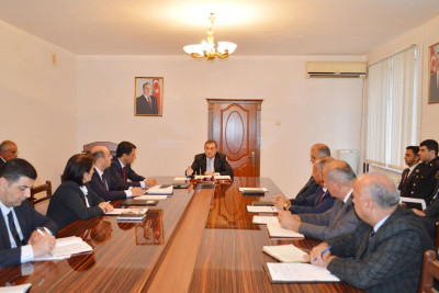 Astara: icra başçısı Qəzənfər Ağayev müşavirə keçirib