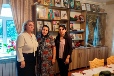 Astara: şəhid Nurlan Rəhimovun ailəsi ziyarət olunub