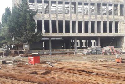 Lənkəran Peşə Liseyində tikinti işləri qaldığı yerdən davam edir