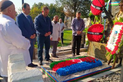 Lənkəran: icra başçısı şəhid Kamran Əliyevin anım mərasimində iştirak edib