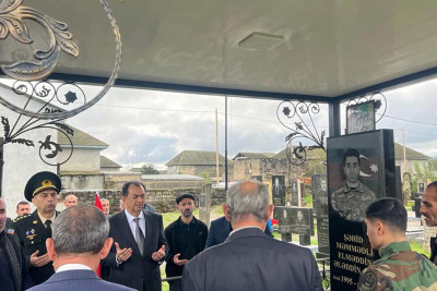 Lənkəran: şəhidlərimizin anım günündə məzarları ziyarət olunub