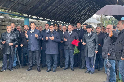 Lənkəran: şəhidimiz Rəşid Məmmədovun məzarı ziyarət olunub