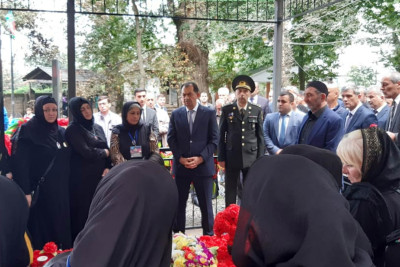 Lənkəran: şəhid Araz Həbibovun məzarı ziyarət olunub