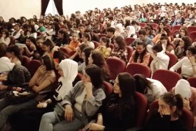 Lənkəran Dram Teatrı səhnəsində "Haqqın 44 günü" adlı tamaşa nümayiş edilib