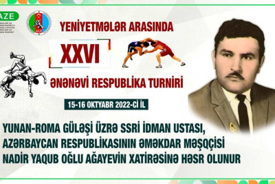 Masallıda mötəbər güləş turniri keçiriləcək