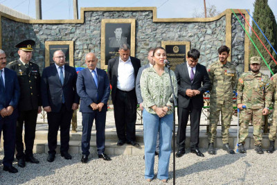 Masallı: Xıl kəndində şəhidlər abidə kompleksi inşa olunub