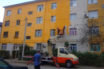 Masallı: yaşayış binalarında təmir işləri aparılır