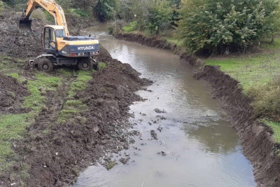 Masallı: Kor çayında təmizlənmə işləri aparılıb