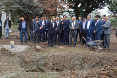 Masallı: Güllütəpə ərazisində artezian quyusu qazılır