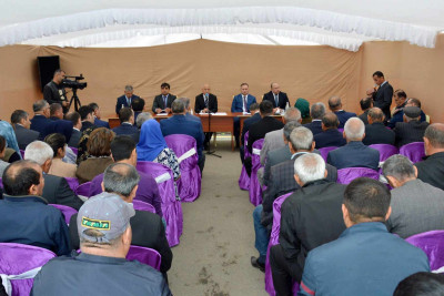 Masallı: icra başçısı Səmədxanlı kənd sakinləri ilə görüşüb