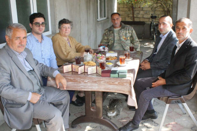 Cəlilabad: Vətən müharibəsi iştirakçısı Rafiq Bağırov ziyarət olunub