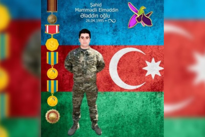 Lənkəran: bu gün şəhid Elməddin Məmmədlinin şəhadət günüdür