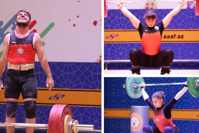 Lənkəran: komandamız ağır atletika üzrə ölkə birinciliyində 5 medal qazanıb