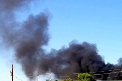 Masallı: Ərkivanda ikimərtəbəli ev yanıb