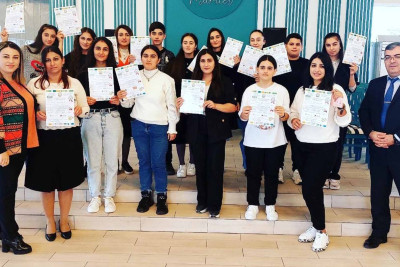 Astara: “Kompüter texnologiyası və internetin əsasları” kurslarını bitirənlərə sertifikat təqdim olunub