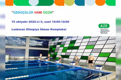 Lənkəranda “Üzgüçülük hamı üçün” adlı açıq idman tədbiri keçiriləcək