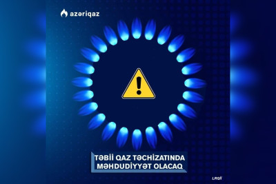 Masallı: bu gün 5800 abonentin qazı olmayacaq